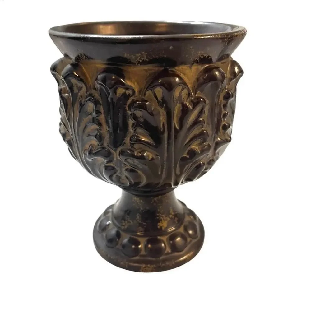 Vintage Gothic-Style Florist Urn Pedestal Vase